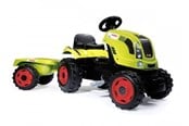 Zabawki na zewnatrz - Smoby Tractor Claas with Trailer - 710114