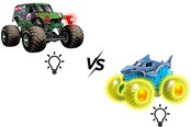 Samochody i pojazdy - Monster Jam 1:43 Glowing Light 2 Pack - 6071482
