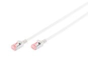 Kabel sieciowy - DIGITUS CAT 6 U-FTP Slim Patch Cord - 10m - Szary - 10m - DK-1624-100S