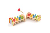 gry-planszowe-karciane-i-kosci - Hape Rainbow Hammer Bench - 87-0529