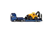 Samochody i pojazdy - SIKU MAN Truck with Backhoe Loader - 313-1761