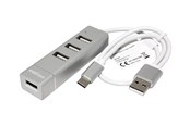 USB hub - Roline USB 2.0 Notebook Hub USB hub - 4 - Srebrny - 14.02.5037