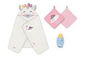 Lalki i akcesoria - Baby Born Hooded Towel Set - 837573