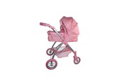 Lalki i akcesoria - Happy Friend Pram pink - 504375