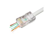 Kabel sieciowy - Gembird Modular Plug - network connector - Przejrzyste - LC-PTU-01/10