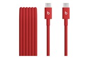 Kabel USB - Apple Beats USB-C to USB-C Woven Cable (1.5 m / 5 ft) – Rapid Red - MDGF4ZM/A