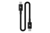 Kabel USB - Apple Beats USB‑C to USB‑C Woven Short Cable (20 cm / 8 in.) – Bolt Black - MEQ94ZM/A
