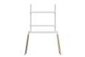 Telewizor - akcesoria - Gembird TV floor stand 55" - 86" white/wood - TVS-86F-01-W