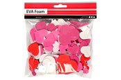 Artykuly Artystyczne & Rzemieslnicze - Creativ Company - Foam shapes Hearts Self-adhesive 200 pcs. - 790150