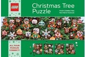 Materialy hobbystyczne - Euromic LEGO® Christmas Tree Puzzle 4 x 100-Piece puzzle - 4013116-232805
