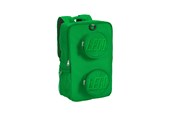 Materialy hobbystyczne - Euromic LEGO® BRICK backpack green 40x25x15 cm 18L - 4011090-BP0960-500BI