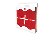 Materialy hobbystyczne - Euromic LEGO® Locking Notebook w/Gel Pen (box) 192p RED - 4003064-53564
