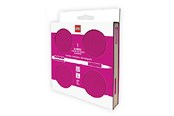 Materiały hobbystyczne - Euromic LEGO® Locking Notebook w/Gel Pen (box)192p VIOLET - 4003064-53563