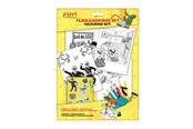 Przybory do pisania i rysowania - Euromic PIPPI Coloring set w/6 col. pencils stickers - 163706853