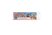 Przybory szkolne - Euromic 4-pack erasers - 4 shaped erasers packed in acetate box with eurohole (size of box 5.2 x 16 cm) - 145707106