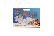 Przybory do pisania i rysowania - Euromic Artist pad with 40 colour-in posters 29.5 x 21 cm (b/w) and 6 regular crayons (6 colours ) & 1 sticker sheet - 145702676