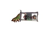 Przybory szkolne - Euromic DINO T-REX Filled mesh pencil pouch w/station - 092408156
