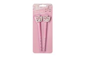 Przybory szkolne - Euromic UNICORN GEMS 2-pack pencils w/eraser toppers - 092307002