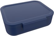 Przybory szkolne - Euromic LUNCH BUDDIES Navy Blue lunch box w/clip&divider - 088908724-21455826