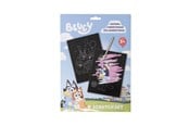 Akcesoria do biura - Euromic BLUEY Scratch set w/wooden pencil paper envelope - 048206600
