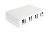 Akcesoria sieciowe - DeLOCK Keystone Surface Mounted Box - 4 Port - 86208