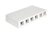 Akcesoria sieciowe - DeLOCK Keystone Surface Mounted Box - 6 Port - 86227