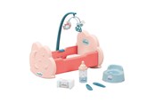 Lalki i akcesoria - Ecoiffier - Doll's Cradle with Accessories 6 pcs. - 1835
