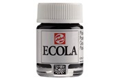 Przybory do pisania i rysowania - Bruynzeel - Ecola Poster Paint Bottle 16ml Black 700 - 09167000