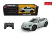 Zdalnie sterowane zabawki - RASTAR R/C 1:24 Porsche 911 Dakar Shade Green - 10140