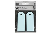 Papier, papier fotograficzny i etykiety - Creativ Company - Manila Labels Light Blue 20 pcs. - 234018