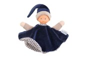 Zabawki dla niemowlat - Corolle Tidoudou - Navy Blue Cuddle Cloth 17cm - 9000030160