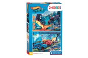Puzzle - Clementoni Hot Wheels Super Colour Jigsaw Puzzle (2x20) - 24816