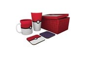 Drobiazgi - ABYstyle - POKEMON Gift Set Glass + Mug + 2 Coasters Pokéball - Zestaw prezentowy - GFB0085