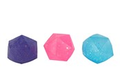 Male prezenty dla dzieci - Pocket Money Squeeze Sugar Glitter Diamond ball 6cm assorted - 621850