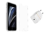 Telefon - Pokrowiec i etui - OtterBox KIT Apple iPhone SE (3rd/2nd gen)/8/7 (React Clear/Trusted Glass/EU USB-C Wall Charger 20W - white) - 78-80516