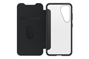 Telefon - Pokrowiec i etui - OtterBox React Folio Samsung Galaxy S25 Black Crystal - clear/black - 77-97829