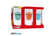 Drobiazgi - ABYstyle - POKEMON 3 Glass Set - Szkło - ABYVER249