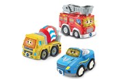 Zabawki dla niemowląt - VTech - Toet Toet Cars Trio Pack - Collin Sepp and Bram - 80-420582
