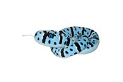 Plusz - Wild Republic Colourful Plush Snake Blue Rock Rattlesnake 137 cm - 89091