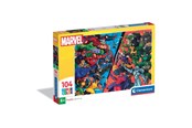 Puzzle - Clementoni Marvel Heroes VS Villains Super Colour Jigsaw Puzzle (104) - 25061