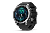 Smartwatch, zegarek i opaska sportowa - Garmin fēnix E - stainless steel - sport watch with band - black - 16 GB - 010-03025-00