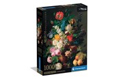 Puzzle - Clementoni Louvre - Jan Frans van Dael - Vase of Flowers Grapes and Peaches (1000) - 39970