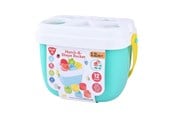 Zabawki dla niemowlat - PLAY Shape Sorter Bucket with Shapes 12 pcs. - 2377