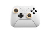 Akcesoria dla graczy - 8BitDo Ultimate 2 Bluetooth - TMR - RGB - White - Nintendo Switch 1 & 2 - Wireless Controller - PC - RET00519