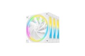 Wentylator obudowy - DeepCool FL12R White Triple-Pack - Wentylator obudowy - 120mm - Biały z oświetleniem RGB - 32 dBA - R-FL12R-WHAPN3-G