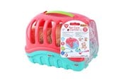Zabawki dla niemowląt - PLAY Animal Travel Cage with Cuddly Puppy 7pcs. - 2936