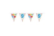 Zabawki - Folat BV - Confetti bunting 9 years 10mtr. - 27109