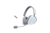 Słuchawki, zestaw słuchawkowy - ASUS ROG DELTA II - Biały - 90YH03W0-BHUA10