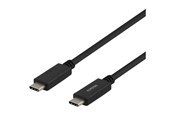 Kabel USB - Deltaco USB-C Cable - 24 Pin USB-C to 24 pin USB-C - 3 m - USBC-2003M