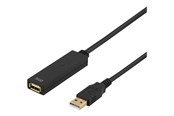 Kabel USB - Deltaco USB Extension Cable - USB to USB - 7 m - USB2-EX7M
